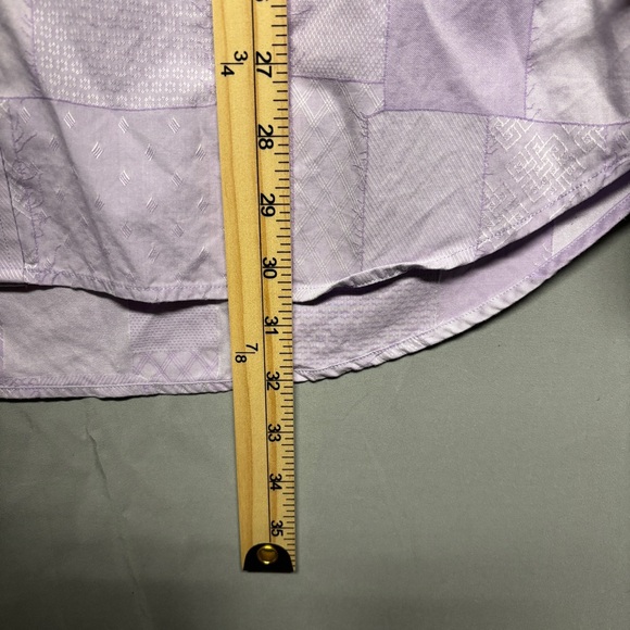 Robert Graham Lavender Checkered Shirt - Picture 7 of 7